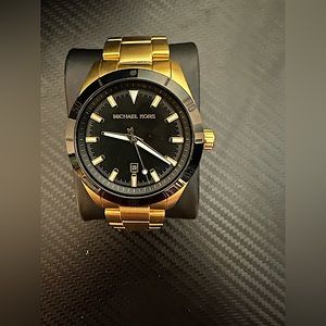 Black & Gold Michael Kors watch